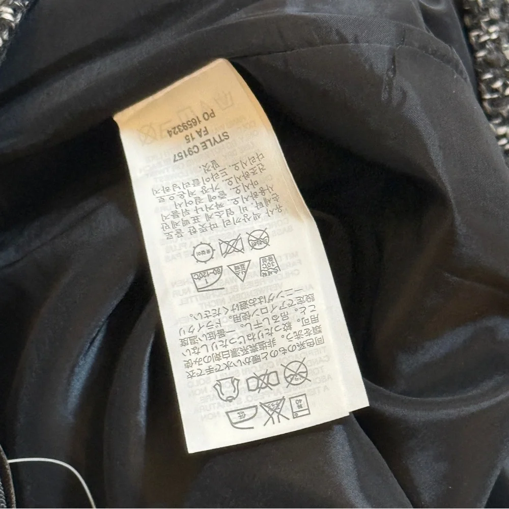 J Crew No 2 Pencil Skirt in Holographic Tweed NWT Size 6